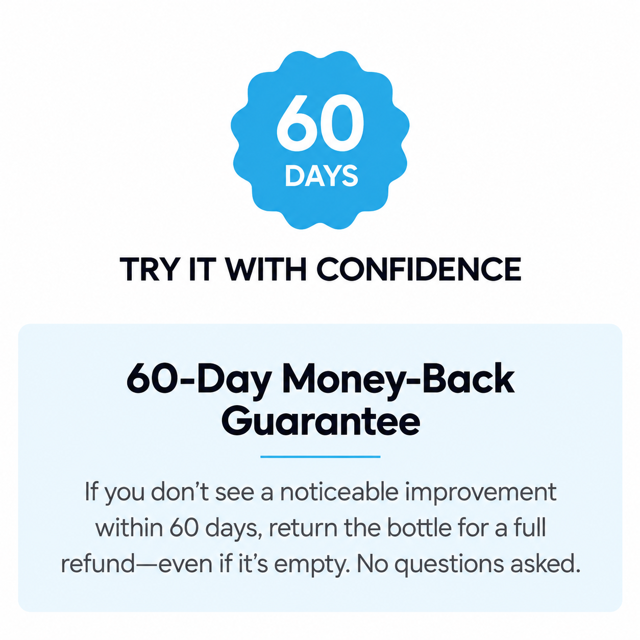 60-day money-back guarantee