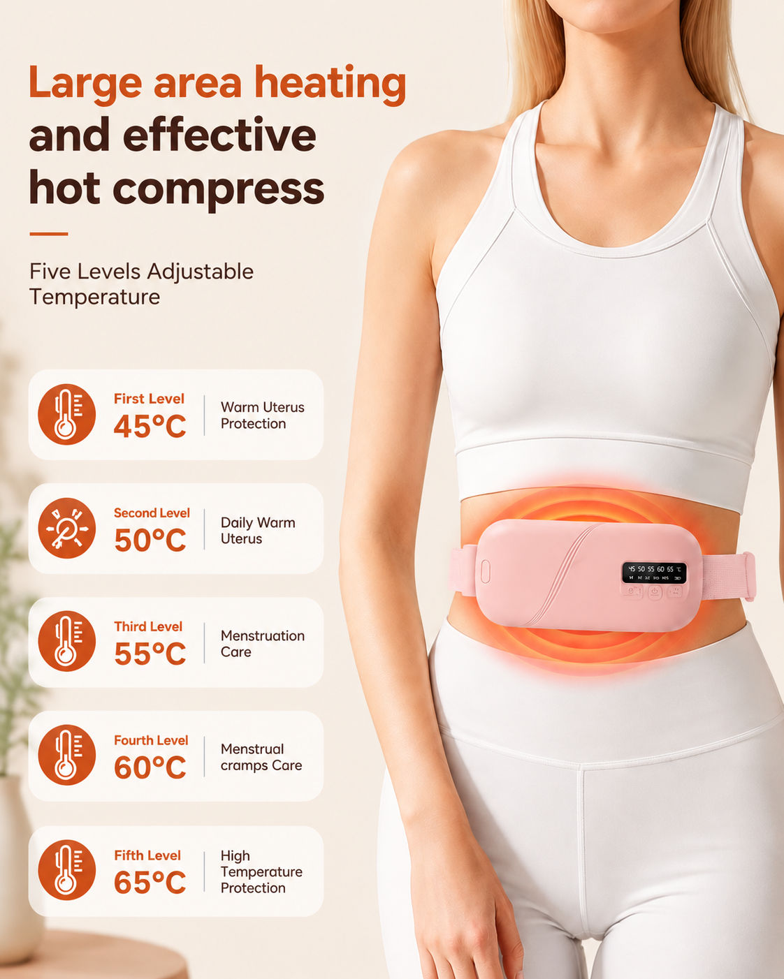 Mira pink, five heat levels